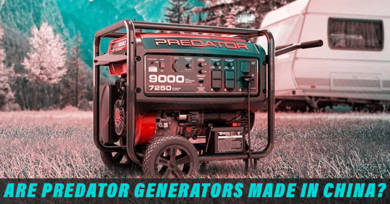Are Predator Generators Made In China?