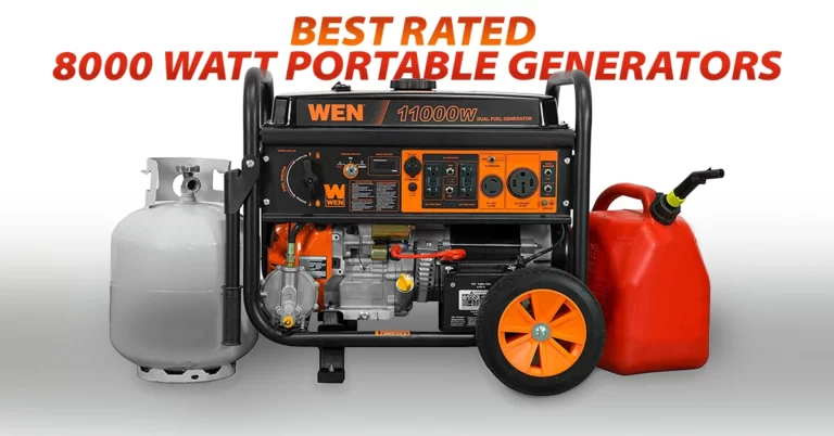 5 Best Rated 8000 Watt Portable Generators