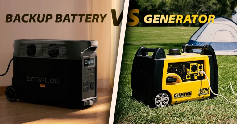 Generator Vs Backup Battery For Home – Which Is Better