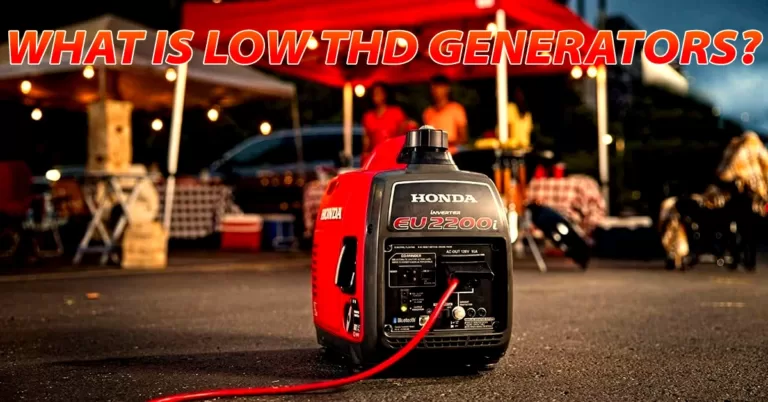 What Is Low Thd Generators?