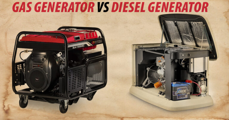 What Is The Difference Between A Gas Generator Vs. Diesel Generator?