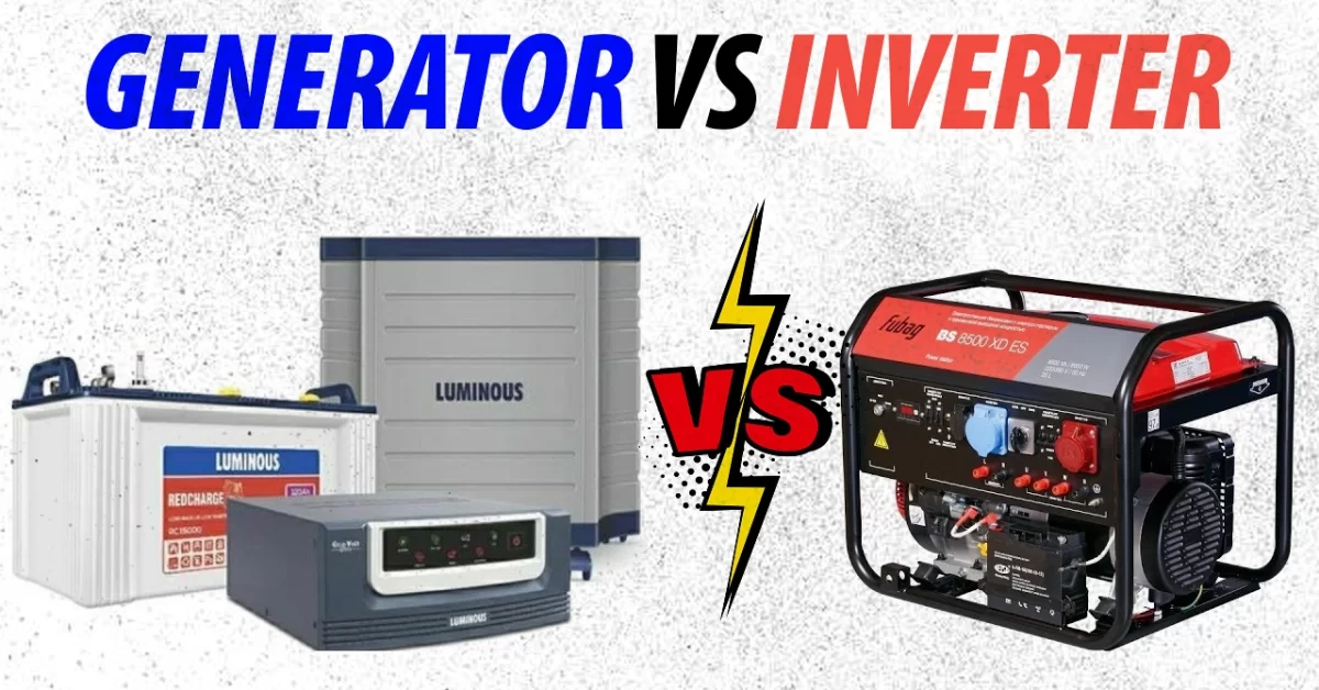 Generator Vs Inverter